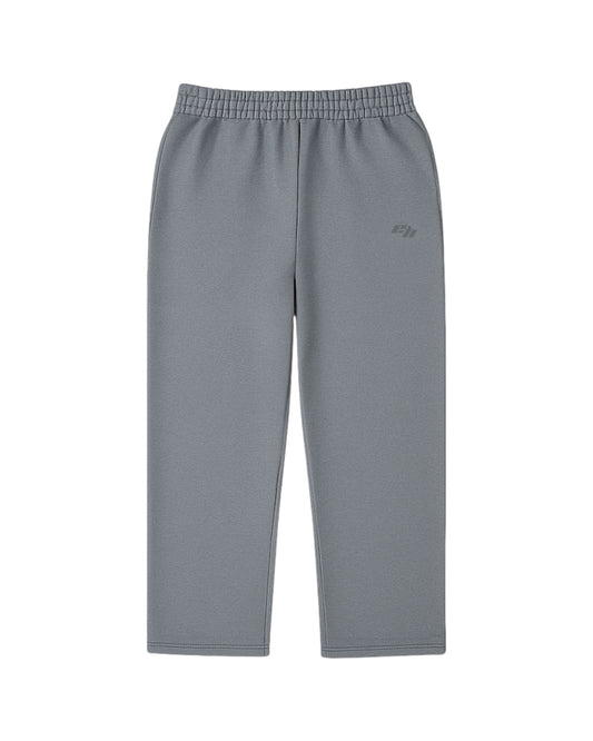 Solid Grey Open Leg Jogger