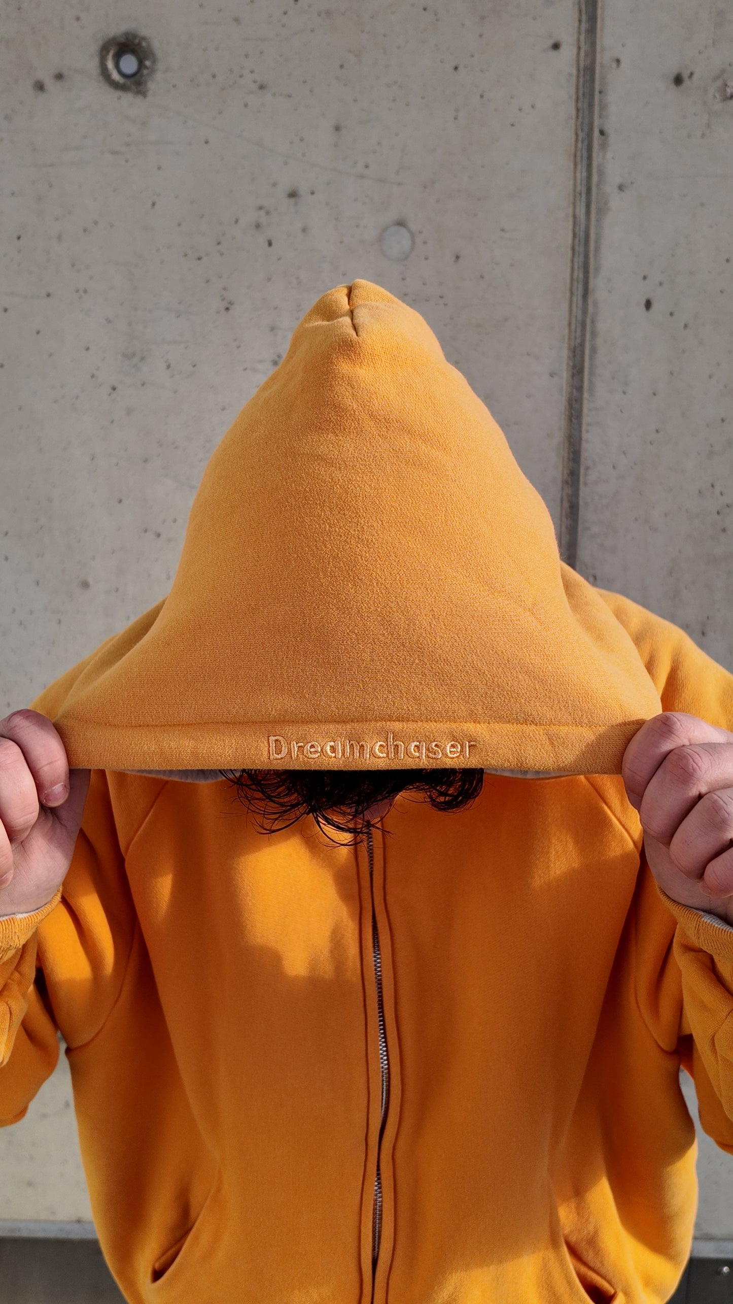 Grey Sun reversible Zipper.